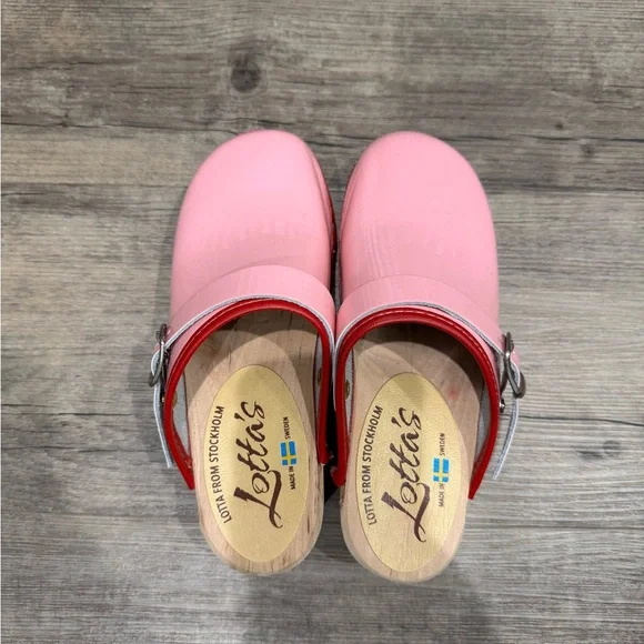 Lotta From Stockholm Pink Kids Dress Shoes - Picture 2 of 3